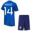 Oficiální Fotbalový Dres Chorvatsko Perišić 14 Hostující MS 2026 pro Děti Oficiální Fotbalový Dres Chorvatsko Perišić 14 Hostující MS 2026 pro Děti