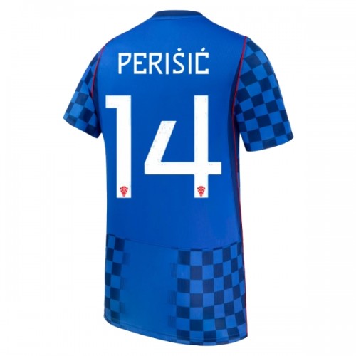 Oficiální Fotbalový Dres Chorvatsko Perišić 14 Hostující MS 2026 pro Muži Oficiální Fotbalový Dres Chorvatsko Perišić 14 Hostující MS 2026 pro Muži