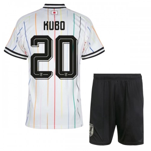 Oficiální Fotbalový Dres Japonsko Kubo 20 Hostující MS 2026 pro Děti Oficiální Fotbalový Dres Japonsko Kubo 20 Hostující MS 2026 pro Děti