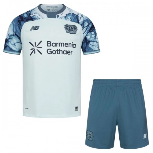 Oficiální Fotbalový Dres Bayer 04 Leverkusen Hostující 2026-27 pro Děti Oficiální Fotbalový Dres Bayer 04 Leverkusen Hostující 2026-27 pro Děti