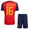 Oficiální Fotbalový Dres Španělsko 2 Stars Rodrigo 16 Domácí MS 2026 pro Děti