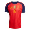 Oficiální Fotbalový Dres Španělsko 2 Stars Rodrigo 16 Domácí MS 2026 pro Děti