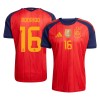 Oficiální Fotbalový Dres Španělsko 2 Stars Rodrigo 16 Domácí MS 2026 pro Muži