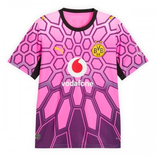 Oficiální Fotbalový Dres Brankářské Borussia Dortmund Hostující 2026-27 Růžová pro Muži Oficiální Fotbalový Dres Brankářské Borussia Dortmund Hostující 2026-27 Růžová pro Muži