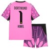 Oficiální Fotbalový Dres Brankářské Borussia Dortmund Kobel 1 Hostující 2026-27 Růžová pro Děti Oficiální Fotbalový Dres Brankářské Borussia Dortmund Kobel 1 Hostující 2026-27 Růžová pro Děti