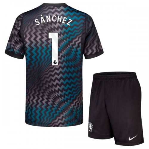 Oficiální Fotbalový Dres Brankářské Chelsea Sanchez 1 Domácí 2026-27 pro Děti Oficiální Fotbalový Dres Brankářské Chelsea Sanchez 1 Domácí 2026-27 pro Děti