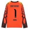 Oficiální Fotbalový Dres Brankářské s Dlouhý Rukáv Borussia Dortmund Kobel 1 Domácí 2026-27 Oranžový pro Muži Oficiální Fotbalový Dres Brankářské s Dlouhý Rukáv Borussia Dortmund Kobel 1 Domácí 2026-27 Oranžový pro Muži