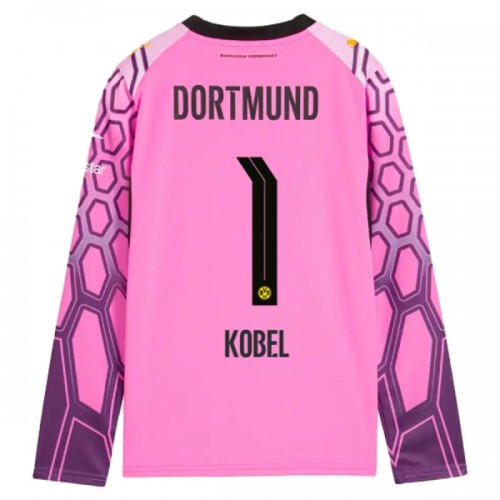 Oficiální Fotbalový Dres Brankářské s Dlouhý Rukáv Borussia Dortmund Kobel 1 Hostující 2026-27 Růžová pro Muži Oficiální Fotbalový Dres Brankářské s Dlouhý Rukáv Borussia Dortmund Kobel 1 Hostující 2026-27 Růžová pro Muži