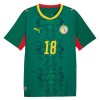 Oficiální Fotbalový Dres Senegal Sarr 18 Hostující MS 2026 pro Muži