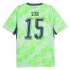 Oficiální Fotbalový Dres Švýcarsko Djibril Sow 15 Hostující MS 2026 pro Muži Oficiální Fotbalový Dres Švýcarsko Djibril Sow 15 Hostující MS 2026 pro Muži