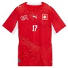 Oficiální Fotbalový Dres Švýcarsko Vargas 17 Domácí MS 2026 pro Muži