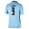 Oficiální Fotbalový Dres Uruguay Luis Suarez 9 Domácí MS 2026 pro Muži Oficiální Fotbalový Dres Uruguay Luis Suarez 9 Domácí MS 2026 pro Muži