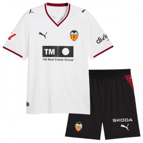 Oficiální Fotbalový Dres Valencia CF Domácí 2026-27 pro Děti Oficiální Fotbalový Dres Valencia CF Domácí 2026-27 pro Děti