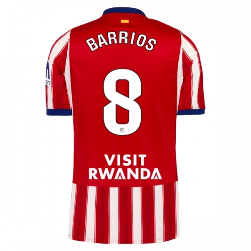 Oficiální Fotbalový Dres Atlético Madrid Barrios 8 Domácí 2026-27 pro Muži Oficiální Fotbalový Dres Atlético Madrid Barrios 8 Domácí 2026-27 pro Muži