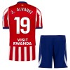 Oficiální Fotbalový Dres Atlético Madrid J. Alvarez 19 Domácí 2026-27 pro Děti Oficiální Fotbalový Dres Atlético Madrid J. Alvarez 19 Domácí 2026-27 pro Děti