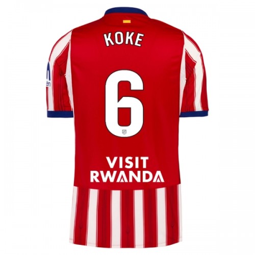 Oficiální Fotbalový Dres Atlético Madrid Koke 6 Domácí 2026-27 pro Muži Oficiální Fotbalový Dres Atlético Madrid Koke 6 Domácí 2026-27 pro Muži