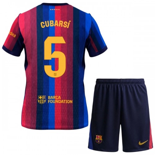 Oficiální Fotbalový Dres FC Barcelona Cubarsi 5 Domácí 2026-27 pro Děti Oficiální Fotbalový Dres FC Barcelona Cubarsi 5 Domácí 2026-27 pro Děti