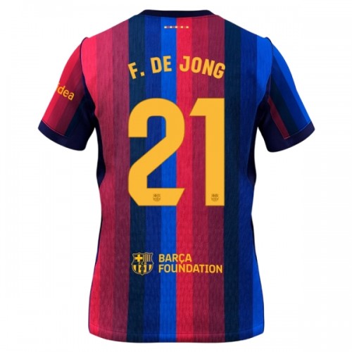 Oficiální Fotbalový Dres FC Barcelona F. De Jong 21 Domácí 2026-27 pro Muži Oficiální Fotbalový Dres FC Barcelona F. De Jong 21 Domácí 2026-27 pro Muži