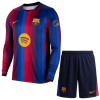 Oficiální Fotbalový Dres s Dlouhý Rukáv FC Barcelona Domácí 2026-27 pro Děti Oficiální Fotbalový Dres s Dlouhý Rukáv FC Barcelona Domácí 2026-27 pro Děti
