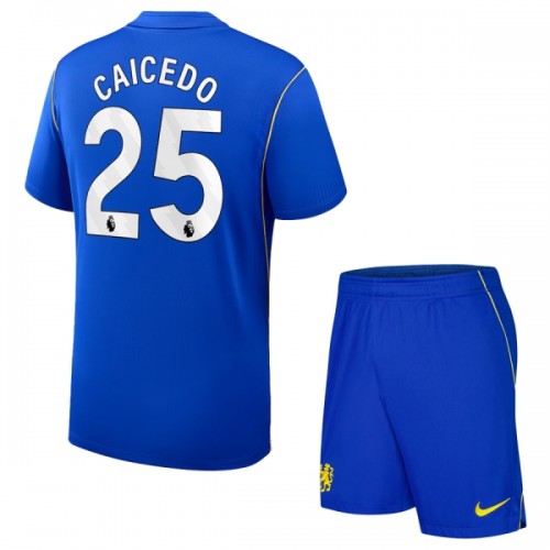 Oficiální Fotbalový Dres Chelsea Caicedo 25 Domácí 2026-27 pro Děti Oficiální Fotbalový Dres Chelsea Caicedo 25 Domácí 2026-27 pro Děti