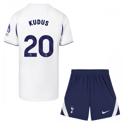 Oficiální Fotbalový Dres Tottenham Hotspur Kudus 20 Domácí 2026-27 pro Děti Oficiální Fotbalový Dres Tottenham Hotspur Kudus 20 Domácí 2026-27 pro Děti
