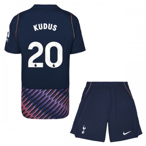Oficiální Fotbalový Dres Tottenham Hotspur Kudus 20 Hostující 2026-27 pro Děti Oficiální Fotbalový Dres Tottenham Hotspur Kudus 20 Hostující 2026-27 pro Děti