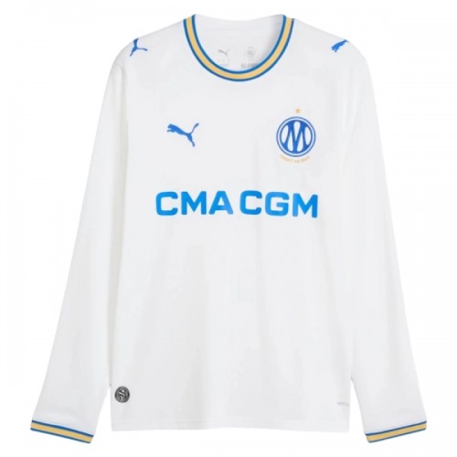 Oficiální Fotbalový Dres s Dlouhý Rukáv Olympique de Marseille Domácí 2026-27 pro Muži Oficiální Fotbalový Dres s Dlouhý Rukáv Olympique de Marseille Domácí 2026-27 pro Muži