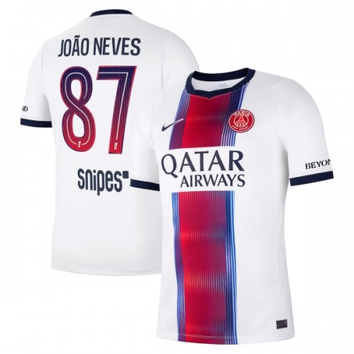 Oficiální Fotbalový Dres Paris Saint-Germain Joao Neves 87 Hostující 2026-27 pro Muži Oficiální Fotbalový Dres Paris Saint-Germain Joao Neves 87 Hostující 2026-27 pro Muži