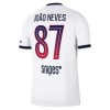 Oficiální Fotbalový Dres Paris Saint-Germain Joao Neves 87 Hostující 2026-27 pro Muži