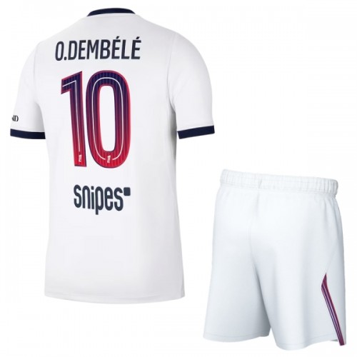 Oficiální Fotbalový Dres Paris Saint-Germain O. Dembele 10 Hostující 2026-27 pro Děti Oficiální Fotbalový Dres Paris Saint-Germain O. Dembele 10 Hostující 2026-27 pro Děti