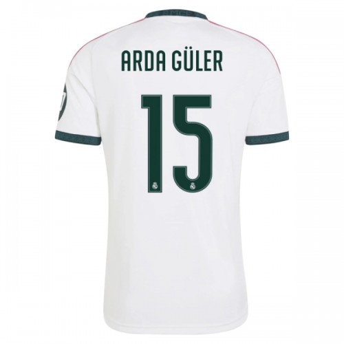 Oficiální Fotbalový Dres Real Madrid Arda Guler 15 Domácí 2026-27 pro Muži Oficiální Fotbalový Dres Real Madrid Arda Guler 15 Domácí 2026-27 pro Muži