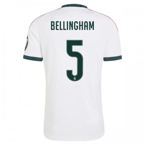 Oficiální Fotbalový Dres Real Madrid Bellingham 5 Domácí 2026-27 pro Muži Oficiální Fotbalový Dres Real Madrid Bellingham 5 Domácí 2026-27 pro Muži