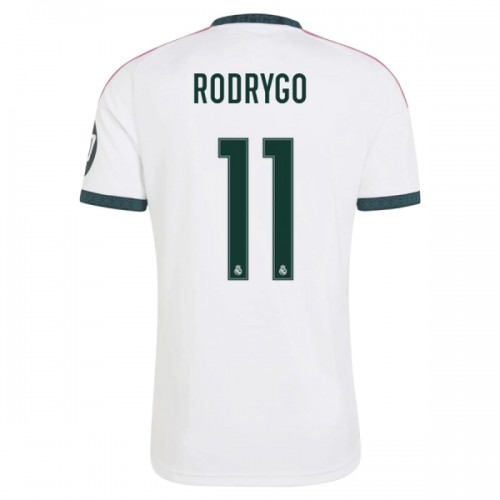Oficiální Fotbalový Dres Real Madrid Rodrygo 11 Domácí 2026-27 pro Muži Oficiální Fotbalový Dres Real Madrid Rodrygo 11 Domácí 2026-27 pro Muži