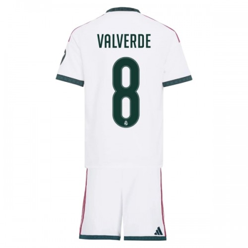 Oficiální Fotbalový Dres Real Madrid Valverde 8 Domácí 2026-27 pro Děti Oficiální Fotbalový Dres Real Madrid Valverde 8 Domácí 2026-27 pro Děti