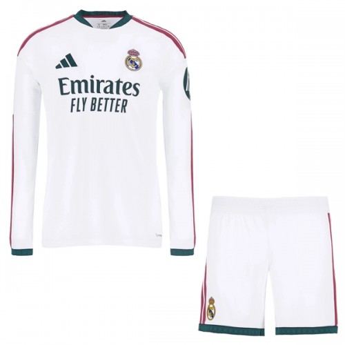 Oficiální Fotbalový Dres s Dlouhý Rukáv Real Madrid Domácí 2026-27 pro Děti Oficiální Fotbalový Dres s Dlouhý Rukáv Real Madrid Domácí 2026-27 pro Děti