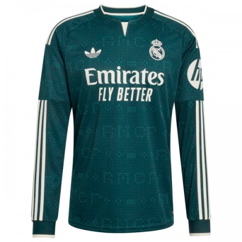 Oficiální Fotbalový Dres s Dlouhý Rukáv Real Madrid Hostující 2026-27 pro Muži Oficiální Fotbalový Dres s Dlouhý Rukáv Real Madrid Hostující 2026-27 pro Muži