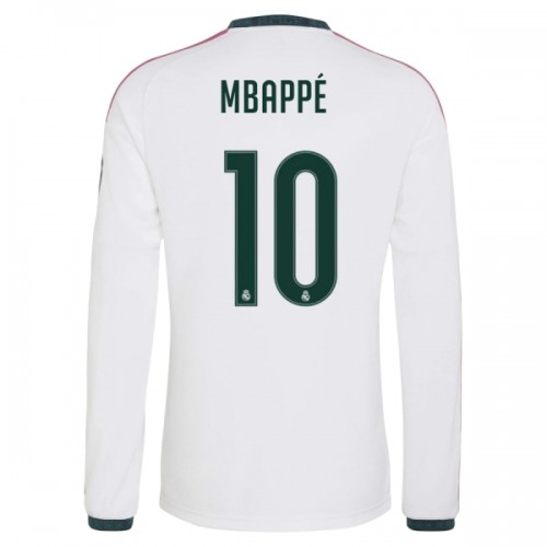 Oficiální Fotbalový Dres s Dlouhý Rukáv Real Madrid Mbappé 10 Domácí 2026-27 pro Muži Oficiální Fotbalový Dres s Dlouhý Rukáv Real Madrid Mbappé 10 Domácí 2026-27 pro Muži