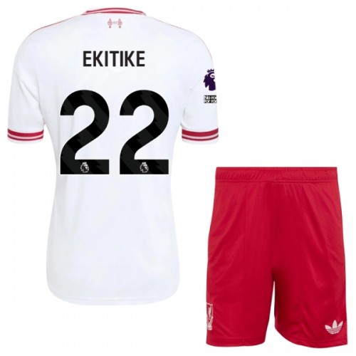 Oficiální Fotbalový Dres Liverpool Ekitike 22 Hostující 2026-27 pro Děti Oficiální Fotbalový Dres Liverpool Ekitike 22 Hostující 2026-27 pro Děti