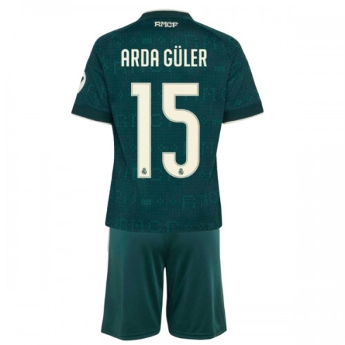 Oficiální Fotbalový Dres Real Madrid Arda Guler 15 Hostující 2026-27 pro Děti Oficiální Fotbalový Dres Real Madrid Arda Guler 15 Hostující 2026-27 pro Děti