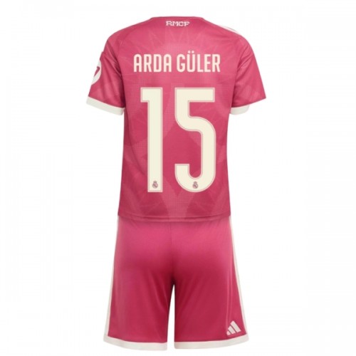 Oficiální Fotbalový Dres Real Madrid Arda Guler 15 Třetí 2026-27 pro Děti Oficiální Fotbalový Dres Real Madrid Arda Guler 15 Třetí 2026-27 pro Děti