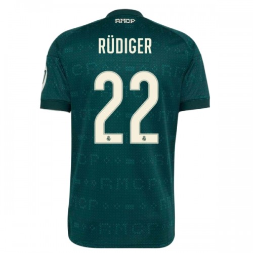 Oficiální Fotbalový Dres Real Madrid Rudiger 22 Hostující 2026-27 pro Muži Oficiální Fotbalový Dres Real Madrid Rudiger 22 Hostující 2026-27 pro Muži