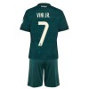 Oficiální Fotbalový Dres Real Madrid Vini JR. 7 Hostující 2026-27 pro Děti