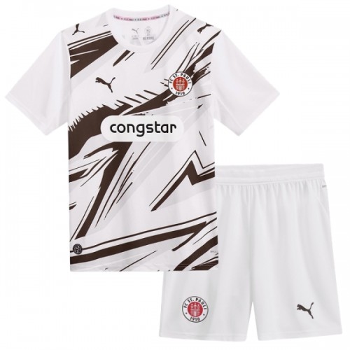 Oficiální Fotbalový Dres St Pauli Hostující 2026-27 pro Děti Oficiální Fotbalový Dres St Pauli Hostující 2026-27 pro Děti