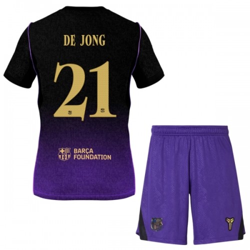 Oficiální Fotbalový Dres FC Barcelona F. De Jong 21 Hostující 2026-27 pro Děti Oficiální Fotbalový Dres FC Barcelona F. De Jong 21 Hostující 2026-27 pro Děti