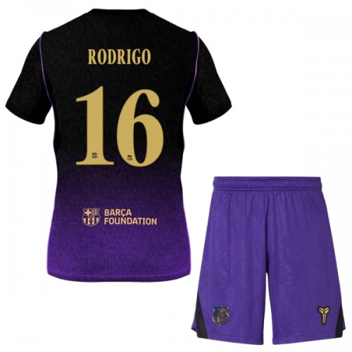 Oficiální Fotbalový Dres FC Barcelona Rodrigo 16 Hostující 2026-27 pro Děti Oficiální Fotbalový Dres FC Barcelona Rodrigo 16 Hostující 2026-27 pro Děti