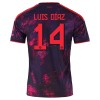 Oficiální Fotbalový Dres FC Bayern Mnichov Luis Diaz 14 Třetí 2026-27 pro Muži Oficiální Fotbalový Dres FC Bayern Mnichov Luis Diaz 14 Třetí 2026-27 pro Muži