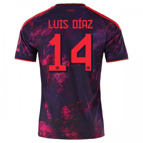 Oficiální Fotbalový Dres FC Bayern Mnichov Luis Diaz 14 Třetí 2026-27 pro Muži Oficiální Fotbalový Dres FC Bayern Mnichov Luis Diaz 14 Třetí 2026-27 pro Muži