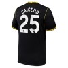 Oficiální Fotbalový Dres Chelsea Caicedo 25 Hostující 2026-27 pro Děti