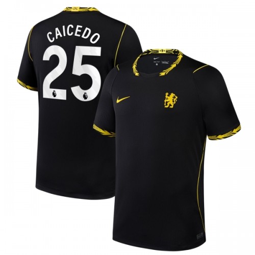 Oficiální Fotbalový Dres Chelsea Caicedo 25 Hostující 2026-27 pro Muži Oficiální Fotbalový Dres Chelsea Caicedo 25 Hostující 2026-27 pro Muži