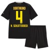 Oficiální Fotbalový Dres Borussia Dortmund N. Schlotterbeck 4 Hostující 2026-27 pro Děti Oficiální Fotbalový Dres Borussia Dortmund N. Schlotterbeck 4 Hostující 2026-27 pro Děti